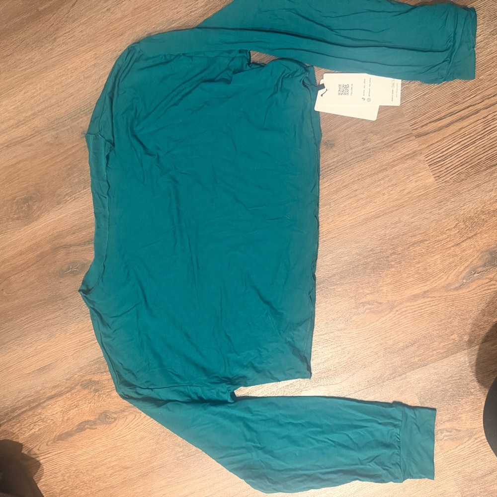 Teal Long Sleeve Top